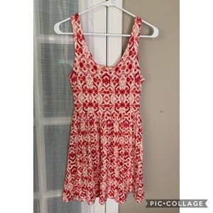 Pink Patterned Summer Dress